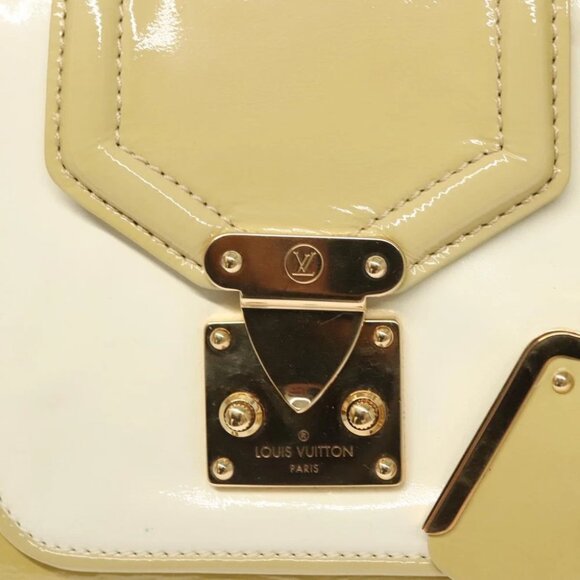 LOUIS VUITTON Vernis Cruise line Sac Picolour Hand Bag Beige - Picture 8 of 15